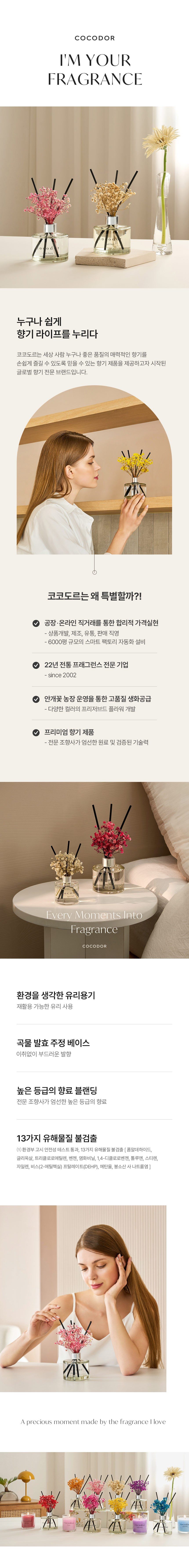 코코도르 플라워 디퓨저 200ml 2세트